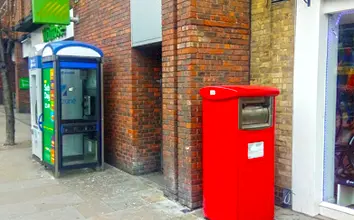 FRANKED MAIL POST BOX COLLECTION TIMES TWICKENHAM